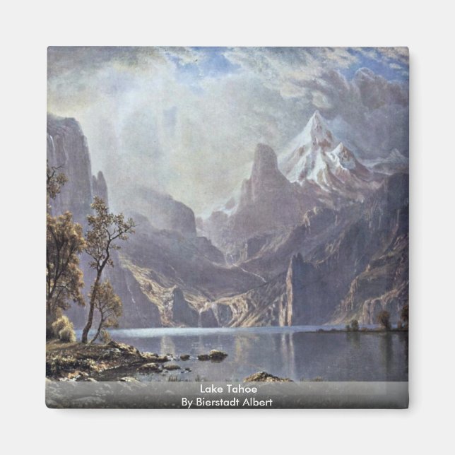 Lake Tahoe By Bierstadt Albert Magnet (Front)