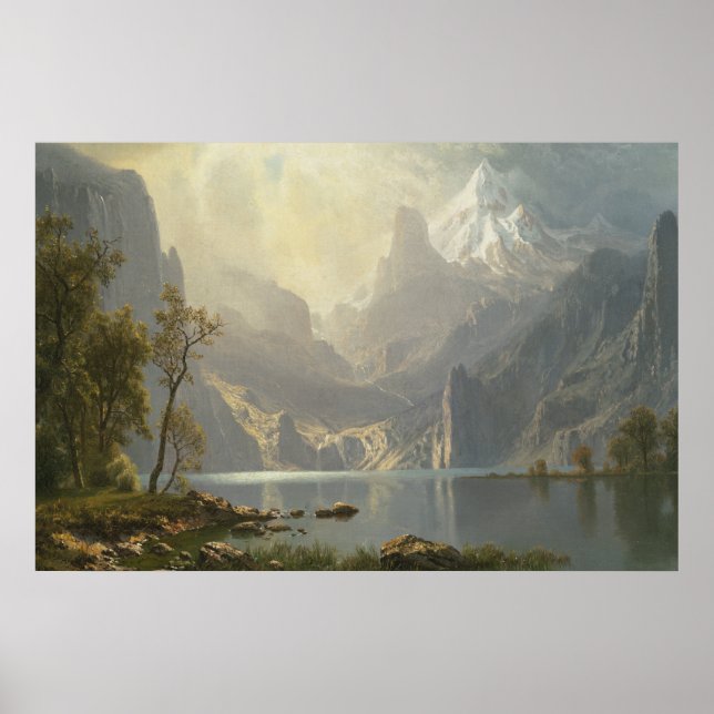 Lake Tahoe by Bierstadt Poster (Front)