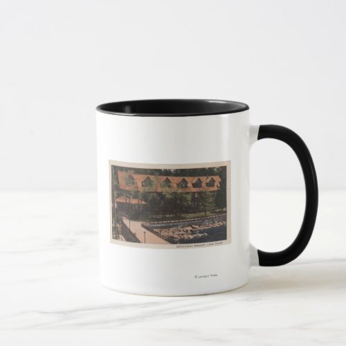 Lake Tahoe CA _ Brockway Resort Lodge View Mug