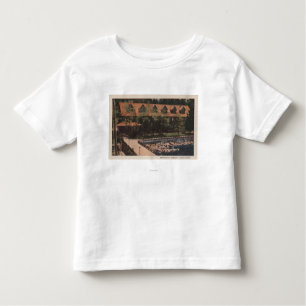 Lake Tahoe, CA - Brockway Resort Lodge View Toddler T-shirt