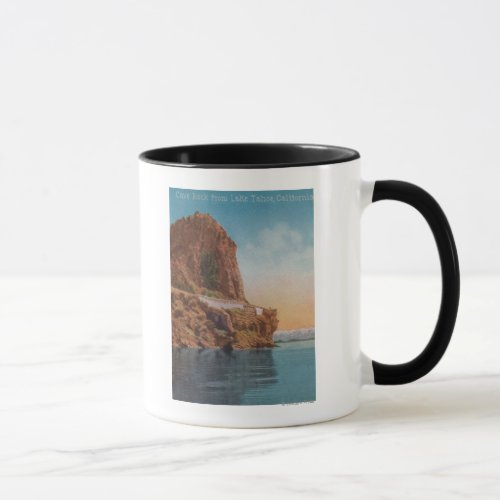 Lake Tahoe CA _ Cave Rock from the Lake View Mug