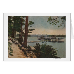 Lake Tahoe, CA - Emerald Bay View with Steamer Cards