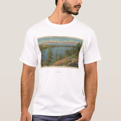 Lake Tahoe CA _ Fallen Leaf Lake and Lake Tahoe T_Shirt