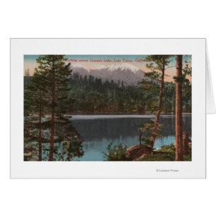 Lake Tahoe, CA - Looking Across Cascade Lake Cards