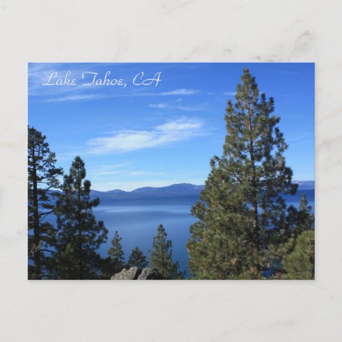 Lake Tahoe CA Postcard