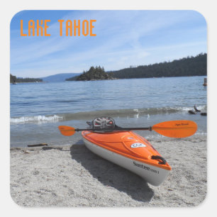 Lake Tahoe, CA Square Sticker