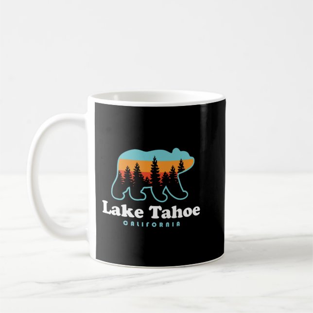 Lake Tahoe California Bear Mountains Hiking Pullov Coffee Mug (Left)