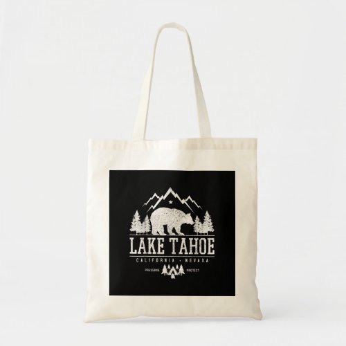 Lake Tahoe California _ Bear Mountains Nature Camp Tote Bag