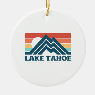 LAKE TAHOE,CALIFORNIA CERAMIC ORNAMENT