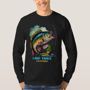 Lake Tahoe California Fishing Trip Fisher Gear Fis T-Shirt
