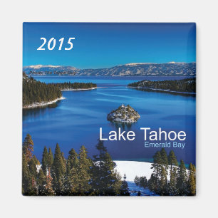 Lake Tahoe California Fridge Magnet Change Year