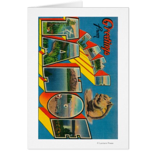 Lake Tahoe, California - Large Letter Scenes (Front)