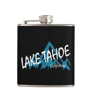 Lake Tahoe California Mountains Flask