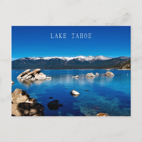 Lake Tahoe California Mountains Postcard