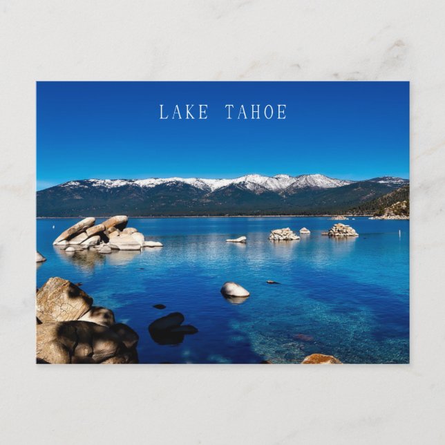 Lake Tahoe California Mountains Postcard (Front)