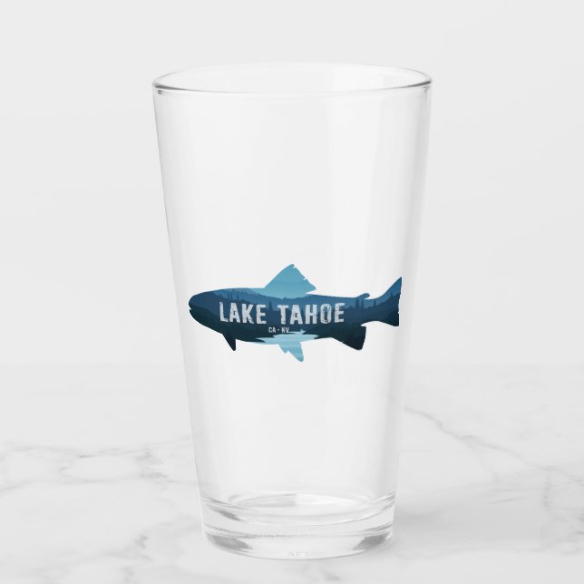 Lake Tahoe California Nevada Fish Glass (Front)