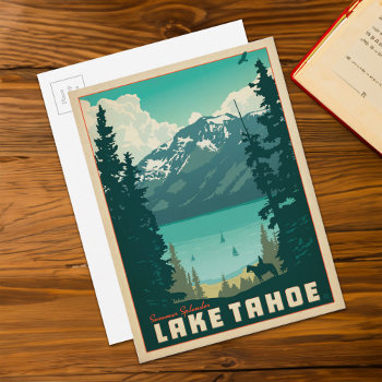 Lake Tahoe | California & Nevada Postcard by AndersonDesignGroup at Zazzle