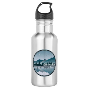 Lake Tahoe California Nevada Reflection Stainless Steel Water Bottle