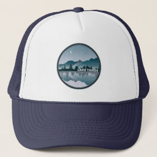 Lake Tahoe California Nevada Reflection Trucker Hat