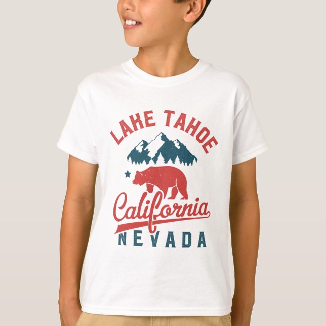 Lake Tahoe California Nevada T-Shirt (Front)