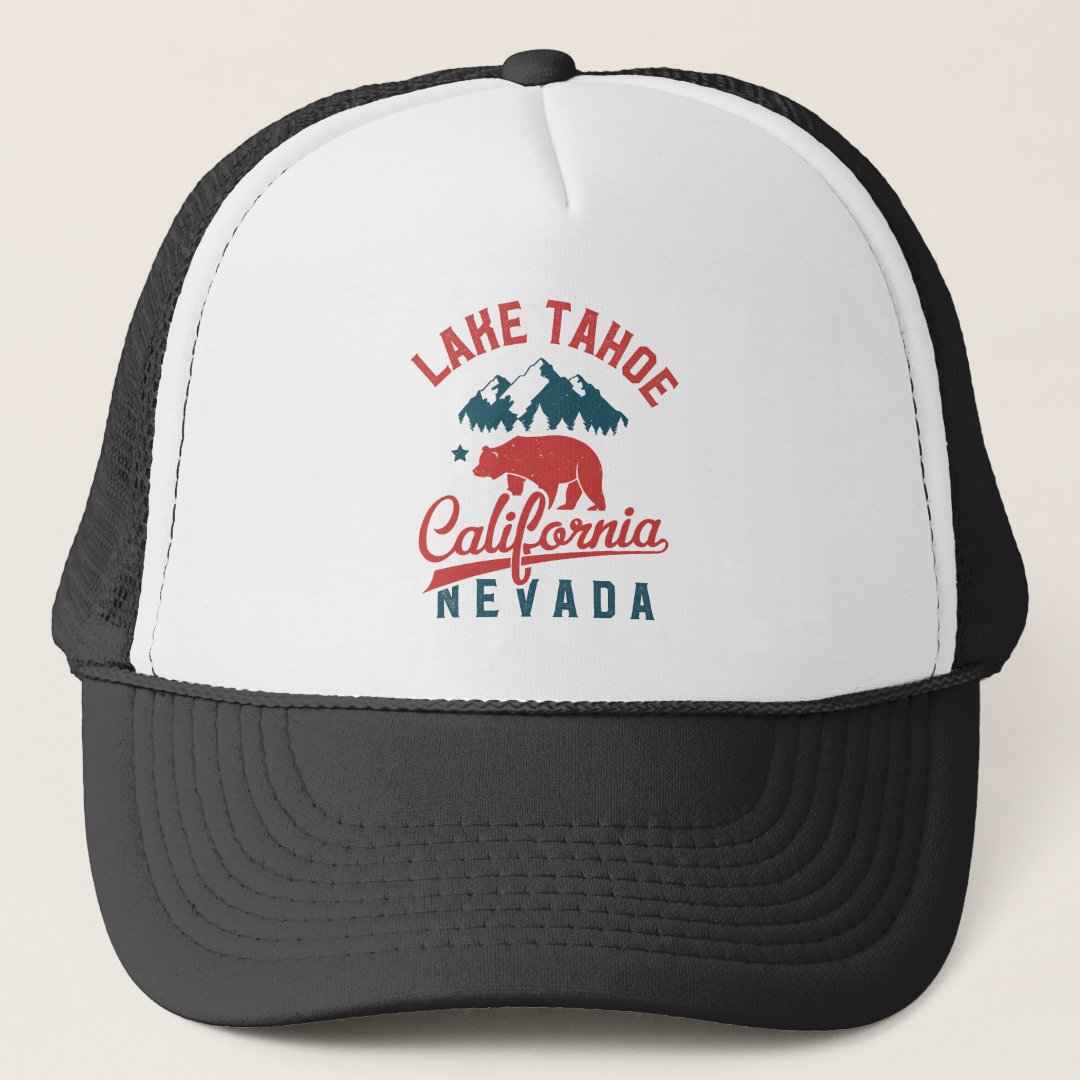 Lake Tahoe California Nevada Trucker Hat Zazzle
