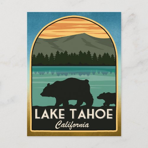 Lake Tahoe California Postcard