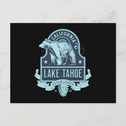 Lake Tahoe California Postcard