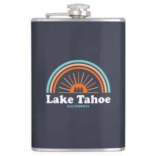 Lake Tahoe California Rainbow Flask