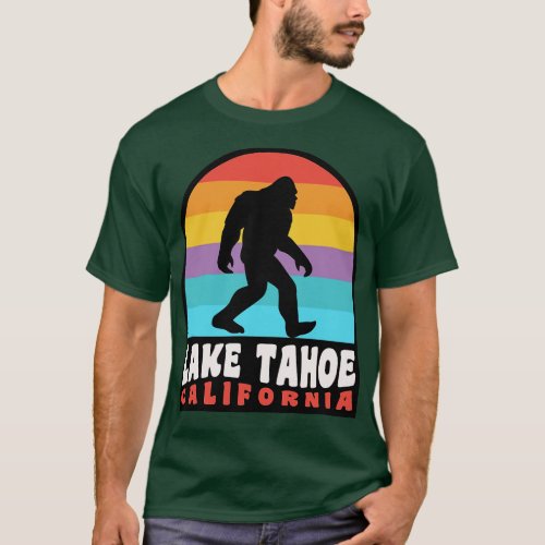Lake Tahoe California Retro T_Shirt