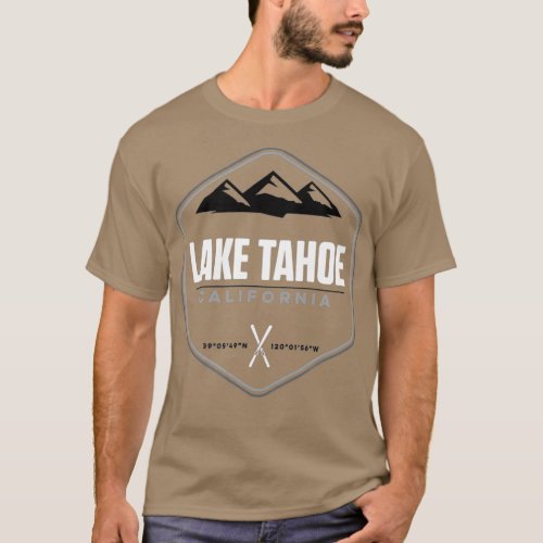 Lake Tahoe California Ski T_Shirt