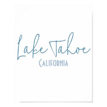 Lake Tahoe, California Souvenir
