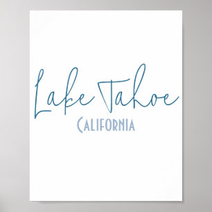 Lake Tahoe, California Souvenir Poster