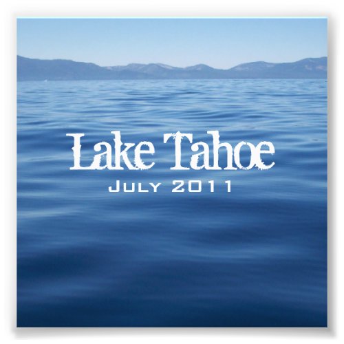 Lake Tahoe CD Insert Photo