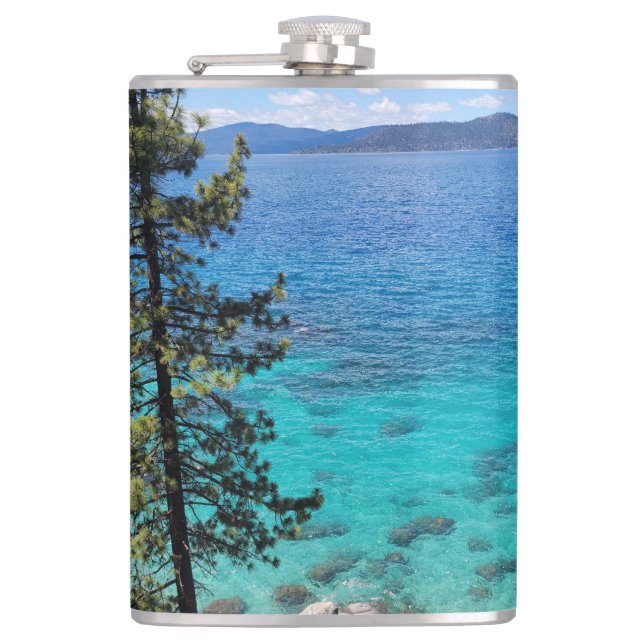 Lake Tahoe Clear Water Flask (Front)
