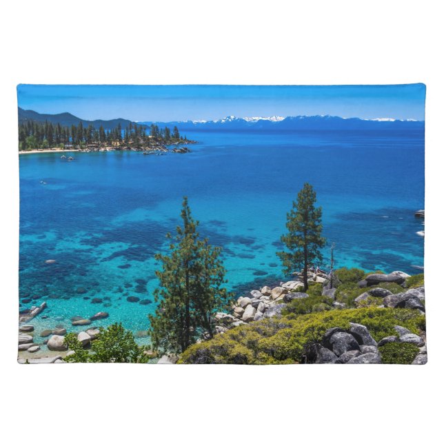 Lake Tahoe Cloth Placemat (Front)
