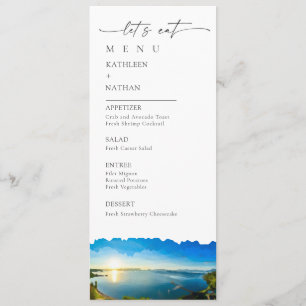 Lake Tahoe Destination Wedding Menu