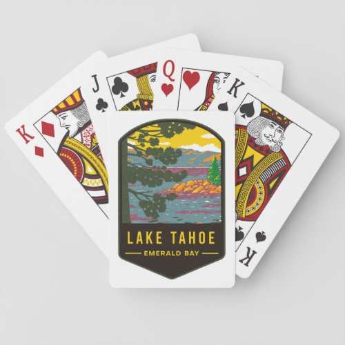 Lake Tahoe Emerald Bay Poker Cards