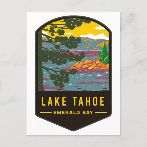 Lake Tahoe Emerald Bay Postcard