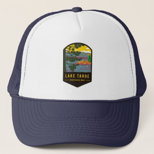 Lake Tahoe Emerald Bay Trucker Hat