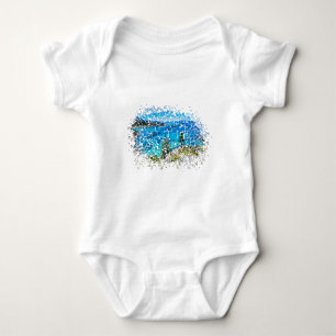 Lake Tahoe Graphic Baby Bodysuit