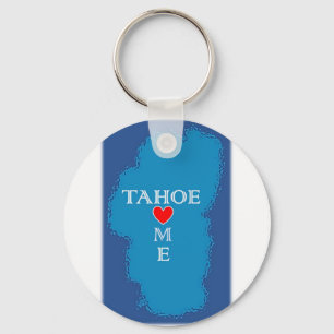 Lake Tahoe Home Keychain