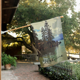 Lake Tahoe House Flag
