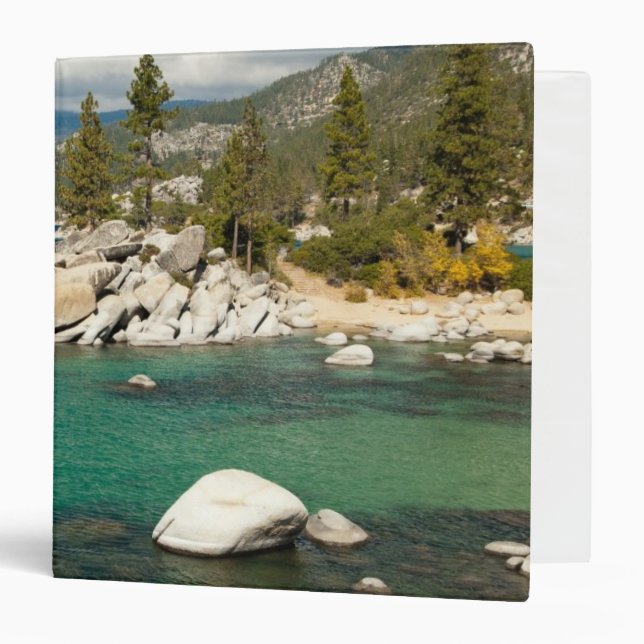 Lake Tahoe Landscape 3 Ring Binder (Front/Inside)
