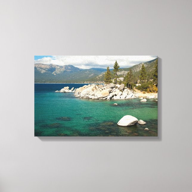Lake Tahoe Landscape Canvas Print (Front)