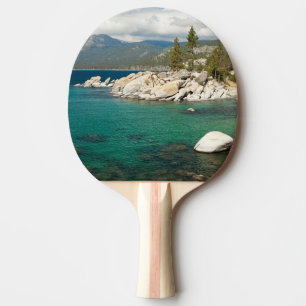 Lake Tahoe Landscape Ping-Pong Paddle