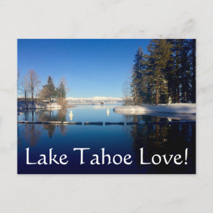 Lake Tahoe Love Postcard