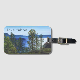 Lake Tahoe Luggage Tag
