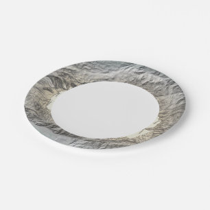 Lake Tahoe map Paper Plates