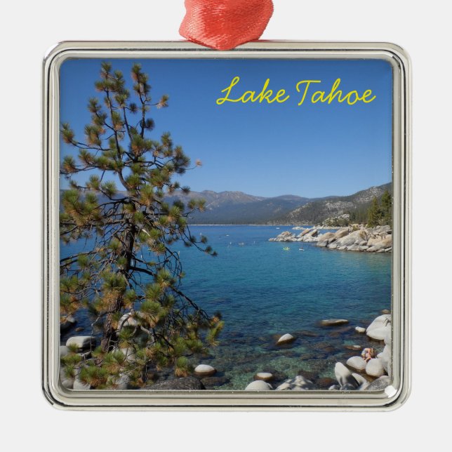 Lake Tahoe Metal Ornament (Front)
