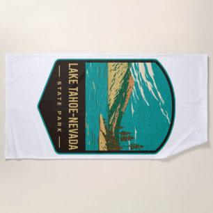 Lake Tahoe-Nevada Beach Towel